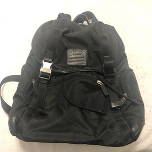 Black Coach Backpack